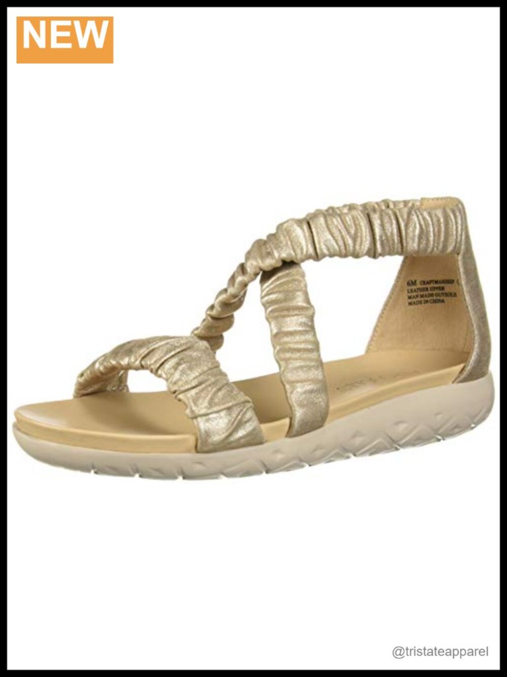 Aerosoles Craftmanship Suede Sandal with Memory Foam Insole